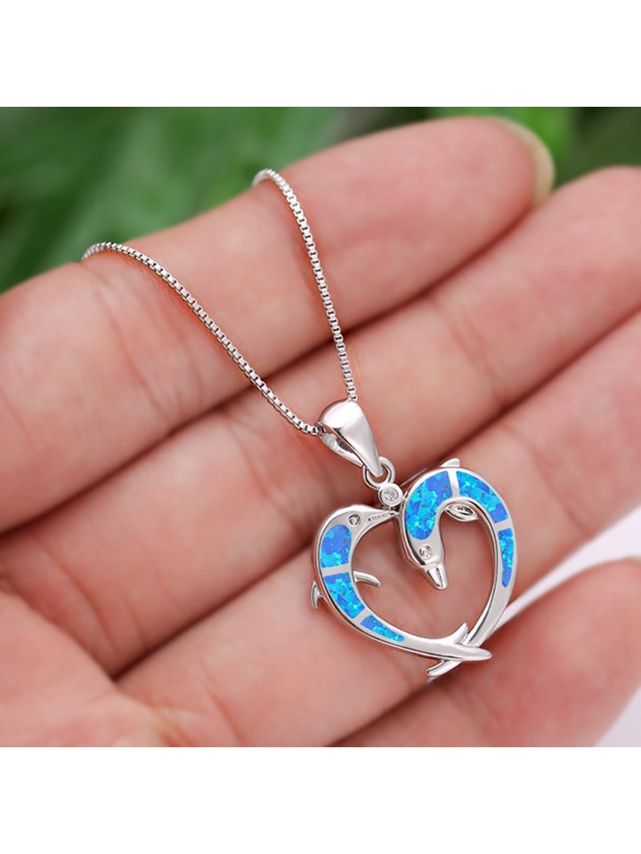 Hanger Dolfijnen Opaal Blauw Tachyon Nederland ATTI