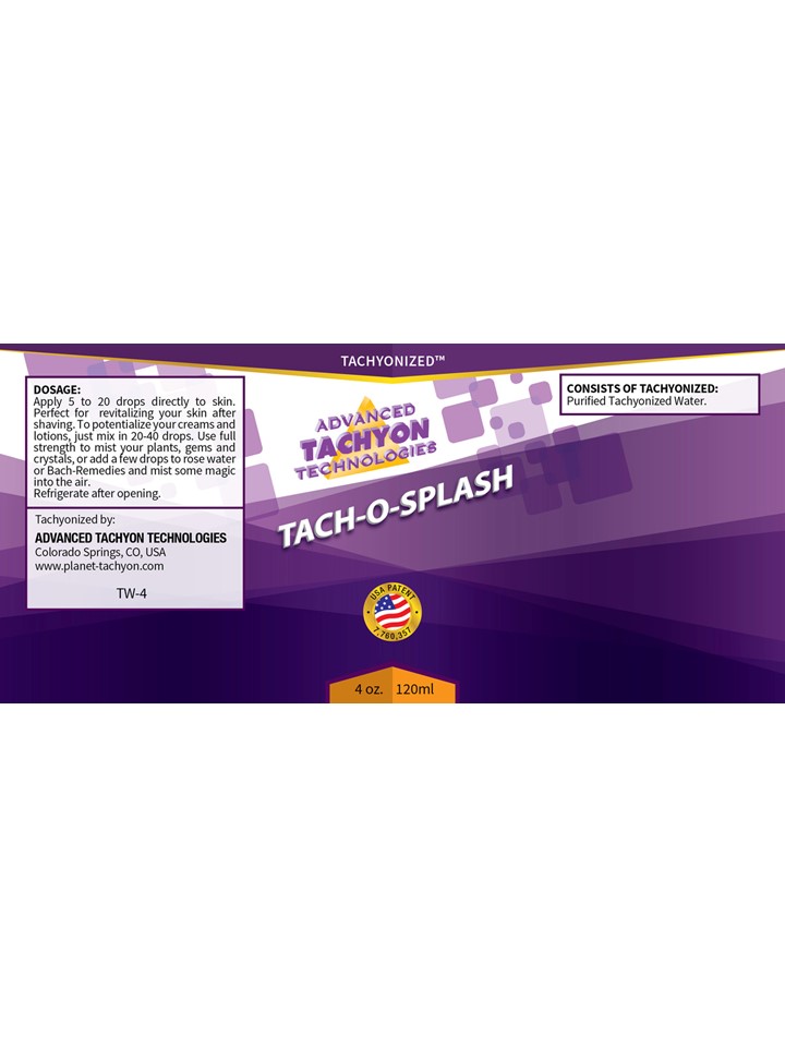 Tach O Splash Etiket Tachyon Nederland ATTI