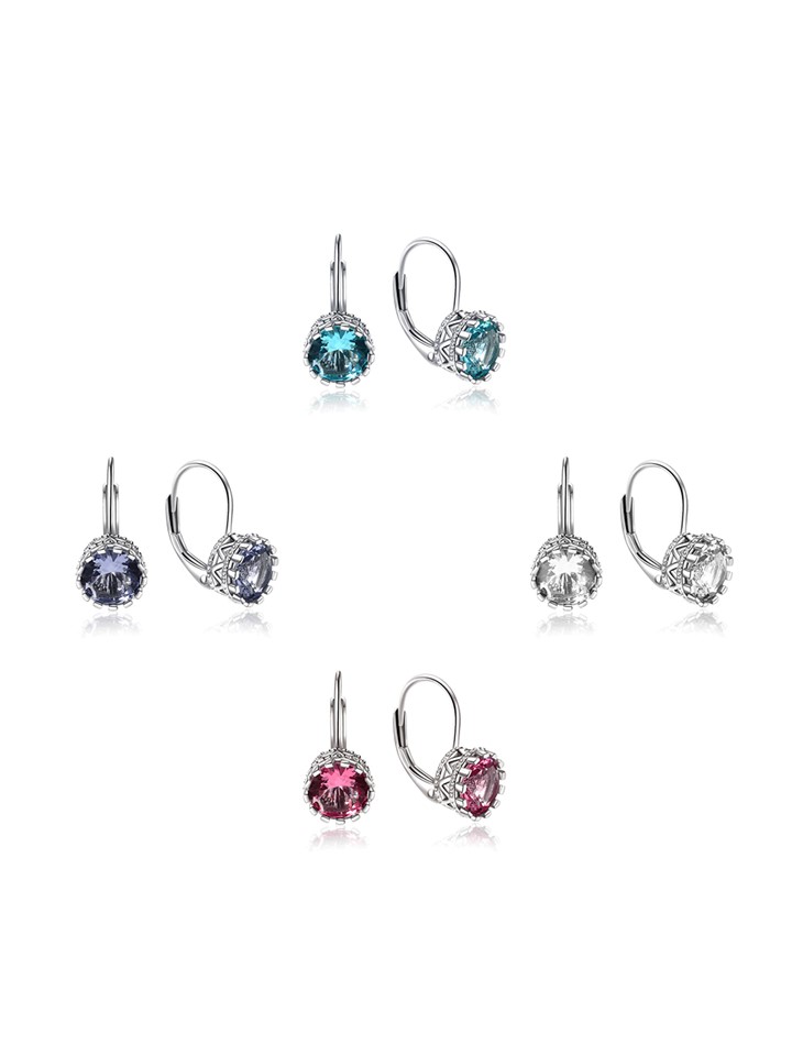 Zirkonia Oorbellen Leverback Tachyon Nederland ATTI