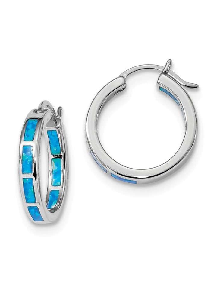 Hoop Oorbellen Blauw Tachyon Nederland ATTI